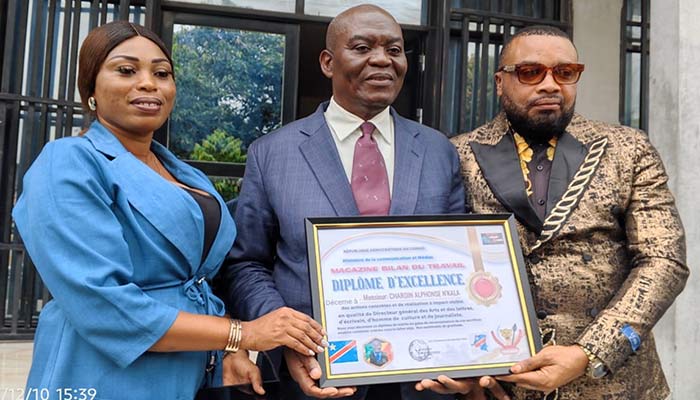 Distinction : Chardin Alphonse N’Kala reçoit le prix du mérite pour l’ensemble de son œuvre